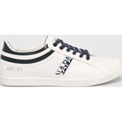 Napapijri - Buty. Białe buty sportowe męskie Napapijri, z gumy, na sznurówki. W wyprzedaży za 179,90 zł.