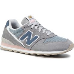 Sneakersy NEW BALANCE - WL996WS Szary. Szare półbuty damskie New Balance, bez wzorów, ze skóry, bez obcasa, bez zapięcia. Za 349,00 zł.