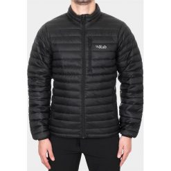 Kurtki sportowe męskie: RAB RAB Męska Kurtka Puchowa Microlight Jacket Czarna r. M