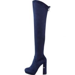 Call it Spring VALERANA Kozaki na obcasie medium blue. Niebieskie bez kategorii marki Call it Spring, z materiału, na obcasie. W wyprzedaży za 229,50 zł.