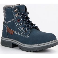 Buty dziecięce chłopięce traperki granatowe r. 33. Szare buty chłopięce zimowe marki American CLUB. Za 227,54 zł.