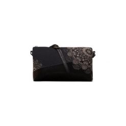 Desigual torebka damska crossbody czarna Bols 2tones Durban. Czarne torebki klasyczne damskie Desigual, bez wzorów, eleganckie, bez dodatków. Za 199,00 zł.