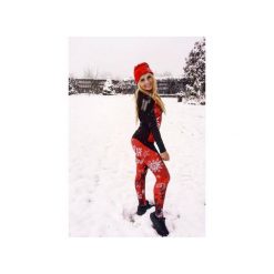 THERMO WINTER LEGGINGS DEER. Szare legginsy sportowe damskie marki Feelj!, na zimę, s, bez wzorów, z dzianiny, na fitness i siłownię. Za 199,00 zł.