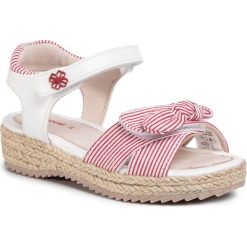 Espadryle MAYORAL - 43181 Rojo 63. Czerwone sandały dziewczęce Mayoral, ze skóry ekologicznej, bez zapięcia. Za 169,00 zł.