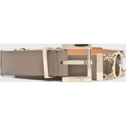 Guess Jeans - Pasek. Pomarańczowe paski damskie marki Guess Jeans, w paski, z jeansu. Za 259,90 zł.