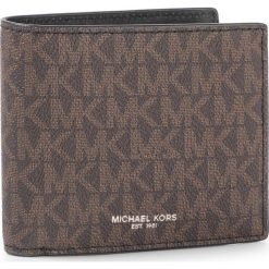 Duży Portfel Męski MICHAEL MICHAEL KORS - Billfold W Coin Pocket 39F9LGYF3B Brn/Blk. Pomarańczowe portfele męskie MICHAEL Michael Kors, bez wzorów, ze skóry ekologicznej. Za 499,00 zł.