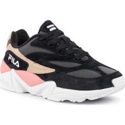 Sneakersy FILA - V94M R Wmn 1010758.13H Black/Desert. Czarne sneakersy damskie Fila, ze skóry. Za 429,00 zł.