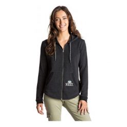 Roxy Bluza Hawser Hoodie B J Anthracite M. Czarne bluzy sportowe damskie marki Roxy, m, z nadrukiem. W wyprzedaży za 179,00 zł.