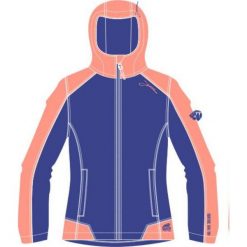 Kurtki chłopięce przeciwdeszczowe: IGUANA Kurtka juniorska BANKS JRB Royal Blue/ Desert Flower r. 146