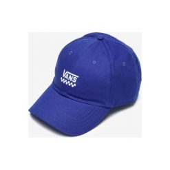 Vans Czapka z daszkiem Niebieski. Niebieskie czapki damskie Vans, bez wzorów, z bawełny. Za 152,95 zł.
