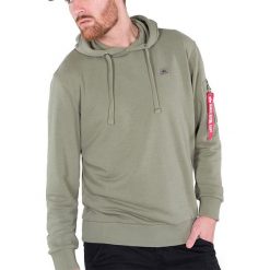ALPHA INDUSTRIES X-FIT HOODY > 15832111. Bluzy męskie Alpha Industries, xxl, bez wzorów, z bawełny, klasyczne, z okrągłym kołnierzem, bez rękawów, bez kaptura. W wyprzedaży za 199,99 zł.