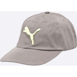 Puma - Czapka. Szare czapki męskie Puma, bez wzorów, z bawełny. W wyprzedaży za 49,90 zł.