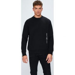 Diesel - Bluza. Czarne bluzy męskie Diesel, s, z nadrukiem, z bawełny, z okrągłym kołnierzem, bez rękawów, bez kaptura. W wyprzedaży za 239,90 zł.
