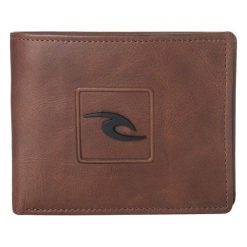 Rip Curl Portfel Męski Brązowy Rider Rfid 2 In 1. Brązowe portfele męskie Rip Curl, ze skóry. Za 217,00 zł.