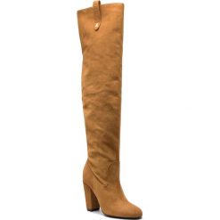 Muszkieterki PATRIZIA PEPE - 2V8276/A4M9-B638 Natural Beige. Pomarańczowe kozaki damskie marki Patrizia Pepe, ze skóry, bez obcasa, bez zapięcia. W wyprzedaży za 1139,00 zł.