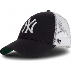 Czapka z daszkiem 47 BRAND - New York Yankees 47 BRAND-B-BRANS17CTP-BK Czarny. Czarne czapki z daszkiem męskie 47 Brand, z bawełny. Za 89,00 zł.