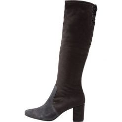 Pier One Kozaki sznurowane dark grey. Szare buty zimowe damskie Pier One, z materiału. Za 379,00 zł.