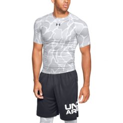 Under Armour HeatGear® Koszulka Biały. Białe podkoszulki męskie Under Armour, xs, bez wzorów, z elastanu, z krótkim rękawem. Za 188,95 zł.
