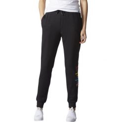 Bryczesy damskie: Adidas Spodnie damskie Regular Cuffed Trackpant czarne r. S (AY6612)