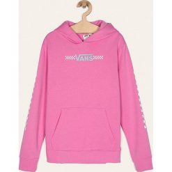 Vans - Bluza dziecięca 129-173 cm. Różowe bluzy dziewczęce Vans, z nadrukiem, z bawełny, bez rękawów, z kapturem. Za 239,90 zł.