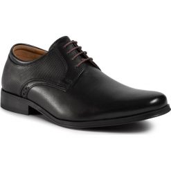 Półbuty DIGEL - Steel 1001957 10. Czarne buty wizytowe męskie Digel, ze skóry, bez zapięcia. Za 449,00 zł.