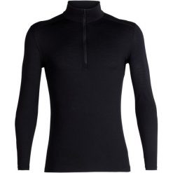 Icebreaker Koszulka Męska Mens 200 Oasis Ls Half Zip Black M. Czarne koszulki męskie termoaktywne marki Icebreaker, m, bez wzorów, z wełny, z długim rękawem. W wyprzedaży za 305,00 zł.