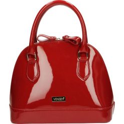 Torba - 123-1330-M RO. Żółte torebki klasyczne damskie marki Venezia, ze skóry. Za 279,00 zł.