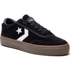 Sneakersy CONVERSE - Courtland Ox 162570C Black/White/Brown. Czarne sneakersy damskie marki Converse, z zamszu. W wyprzedaży za 179,00 zł.