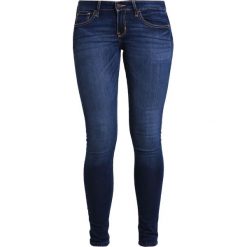 Hollister Co. Jeans Skinny Fit blue denim. Niebieskie rurki damskie marki Hollister Co. Za 199,00 zł.