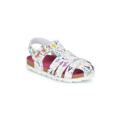 Sandały Dziecko Kickers SUMMERTAN. Białe sandały dziewczęce marki Kickers. Za 169,00 zł.