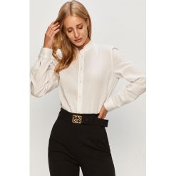 Marc O'Polo - Koszula. Białe bluzki damskie Marc O'Polo, na co dzień, m, bez wzorów, z bawełny, casualowe, polo, z długim rękawem. Za 349,90 zł.