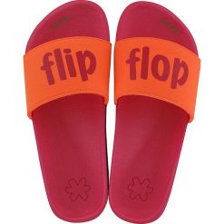 Klapki damskie: Klapki „flip*flop” w kolorze różowo-pomarańczowym