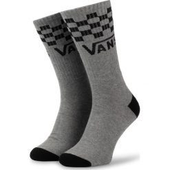 Skarpety Wysokie Męskie VANS - Checker Vans Crew 9.5 VN0A3I24HTG1 Grey Heather. Szare skarpetki męskie Vans, bez wzorów, z elastanu. Za 39,00 zł.