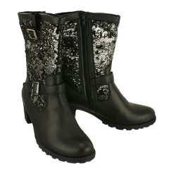 RIEKER REMONTE D6095-02 black, botki damskie. Czarne botki damskie Rieker Remonte, bez obcasa, na obcasie, na zamek. W wyprzedaży za 111,00 zł.