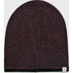 Tom Tailor Denim - Czapka. Czarne czapki zimowe męskie TOM TAILOR DENIM, z bawełny. W wyprzedaży za 59,90 zł.