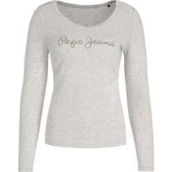 Bluzka Pepe Jeans Mackenzie PL504238. Niebieskie bluzki damskie Pepe Jeans, s, bez wzorów, z elastanu, bez kołnierzyka, bez rękawów. W wyprzedaży za 109,00 zł.