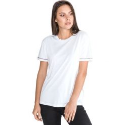Replay Koszulka Biały. Białe koszulki damskie Replay, xs, z aplikacjami, z bawełny, bez kołnierzyka, z krótkim rękawem. Za 257,95 zł.