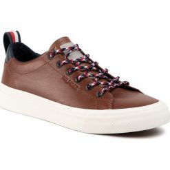 Sneakersy TOMMY HILFIGER - Premium Vulcanized Cognac FM0FM02595 Natural Cognac GTU. Pomarańczowe sneakersy męskie TOMMY HILFIGER, bez zapięcia. W wyprzedaży za 429,00 zł.