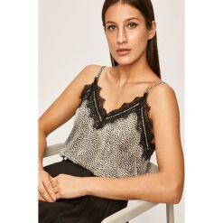 Answear - Top. Czarne bluzki damskie ANSWEAR, s, bez wzorów, z poliesteru, bez kołnierzyka. Za 89,90 zł.