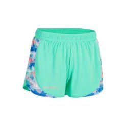 Spodenki damskie do siatkówki plażowej BV500 zielone. Zielone szorty damskie marki KIPSTA, xs, z poliesteru. Za 49,99 zł.