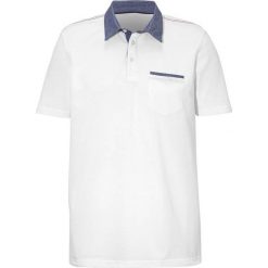 Cellbes Koszulka polo biały male biały 4XL. Białe koszulki męskie Cellbes, xl, bez wzorów, z dżerseju, bez rękawów. W wyprzedaży za 44,00 zł.