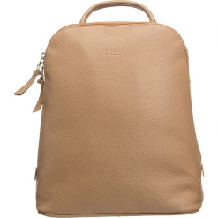 Skórzany plecak w kolorze jasnobrązowym - 27 x 32 x 12,5 cm. Brązowe plecaki damskie marki BREE, z materiału. W wyprzedaży za 363,95 zł.