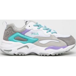 Fila - Buty Ray Tracer. Białe buty sportowe damskie Fila, bez wzorów, ze skóry, sportowe. W wyprzedaży za 239,90 zł.