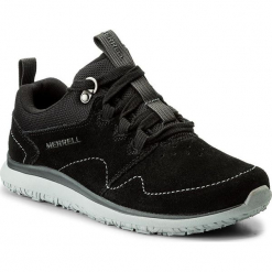 Półbuty MERRELL - Getaway Locksle Lace Ltr J92011 Black. Czarne derby męskie Merrell, z materiału. W wyprzedaży za 209,00 zł.