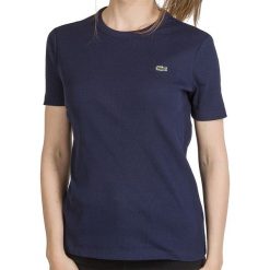 LACOSTE > TF5463-166. Koszulki damskie Lacoste, l, bez wzorów, z bawełny, eleganckie, bez kołnierzyka. W wyprzedaży za 189,99 zł.