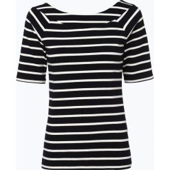 More & More - T-shirt damski, niebieski. Niebieskie t-shirty damskie marki More & More, w paski, z wiskozy, bez kołnierzyka. Za 89,95 zł.