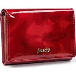 Zachwycający portfel damski skórzany HQ RFID - Czerwony. Czerwone portfele damskie ROVICKY, bez wzorów. Za 88,00 zł.