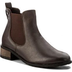 Sztyblety SERGIO BARDI - Domanico FW127281817GM 405. Brązowe botki damskie na obcasie marki Sergio Bardi, z materiału. W wyprzedaży za 239,00 zł.