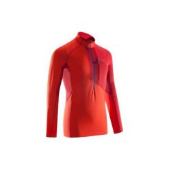 Bluza alpinistyczna męska. Pomarańczowe bluzy męskie SIMOND, xl, bez wzorów, z elastanu, bez kołnierzyka, z długim rękawem, długie, bez kaptura. Za 99,99 zł.