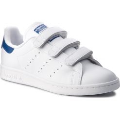 Buty adidas - Stan Smith Cf S80042 Ftwwht/Ftwwht/Croyal. Białe buty sportowe męskie Adidas, ze skóry, bez zapięcia, adidas stan smith. Za 399,00 zł.